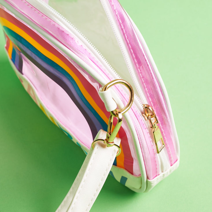 quirky crate rainbox purse open