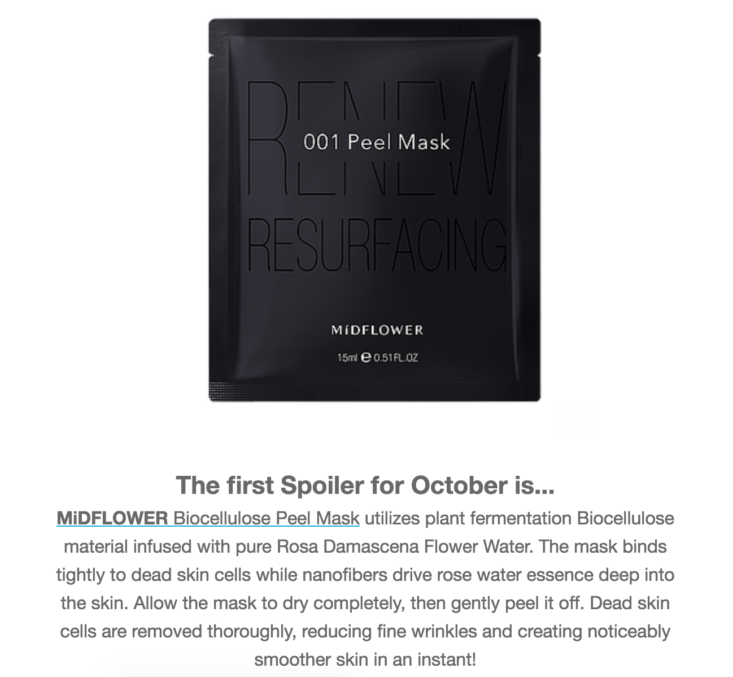 MiDFLOWER Biocellulose Peel Mask 