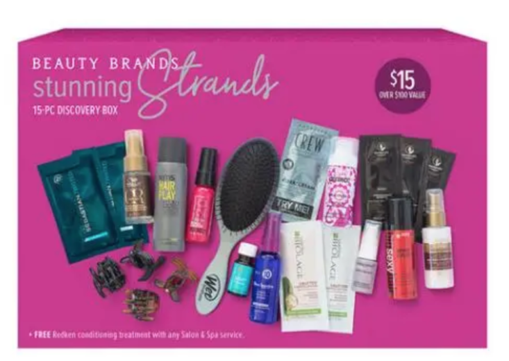 Beauty Brands Stunning Strands 15 Piece Discovery Box