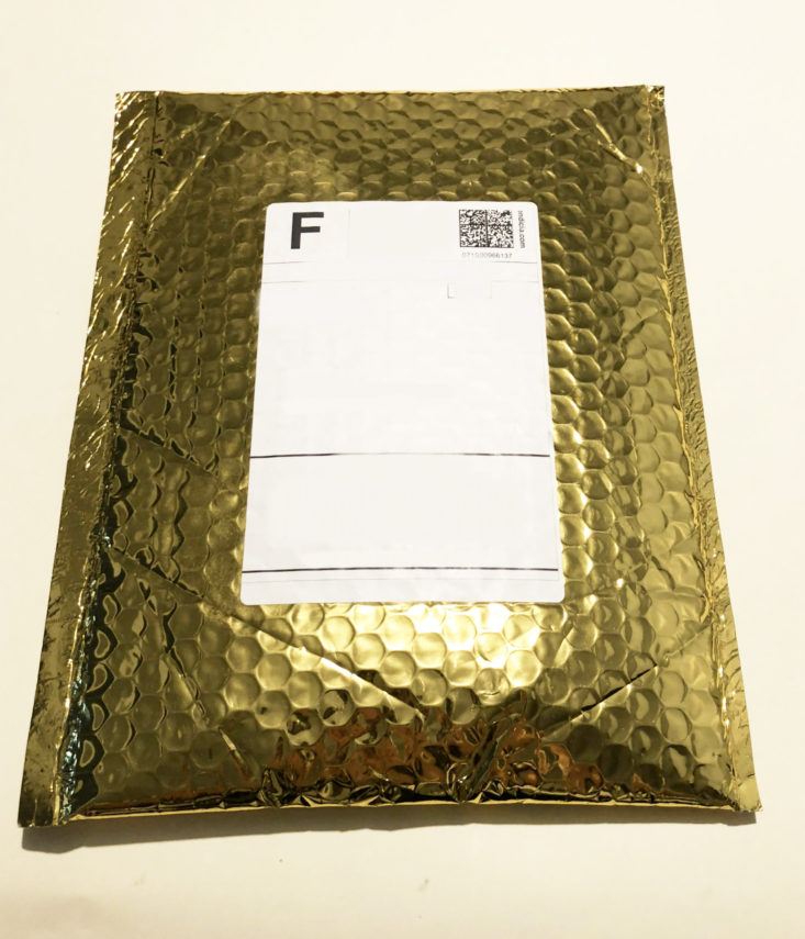 piibu sheet mask gold envelope