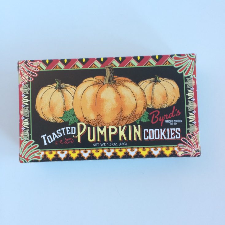 SinglesSwag October 2018 - Byrds Toasted Pumpkin Cookies Packed Top