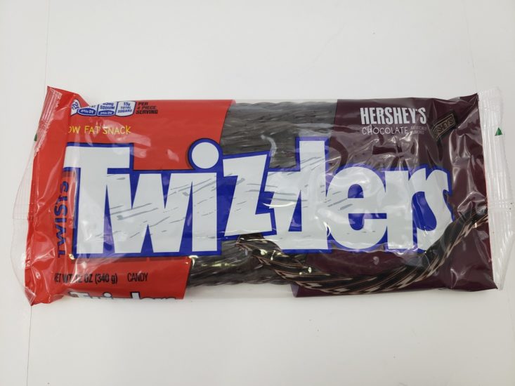Snack With Me October 2018 - Chocolate Twizzlers Front