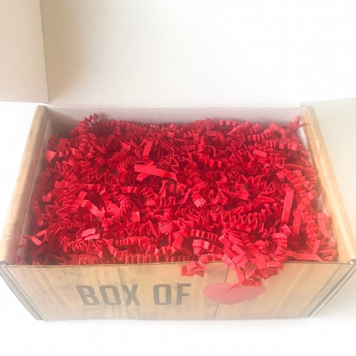 Soap Shack Box September 2018 - Box Open Top