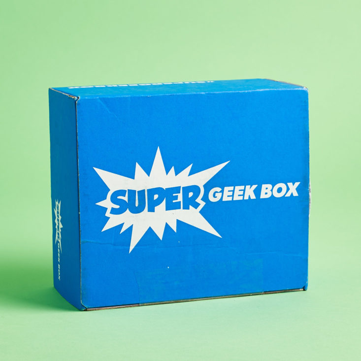 Super Geek Box September 2018 - Box Review Front