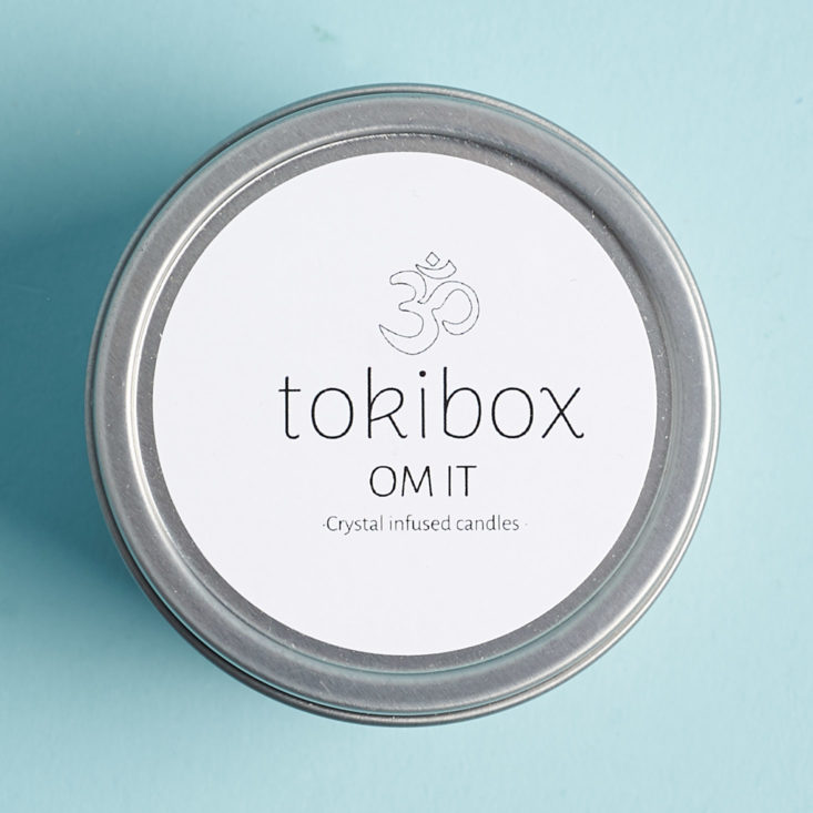 TokiBox October 2018 candle