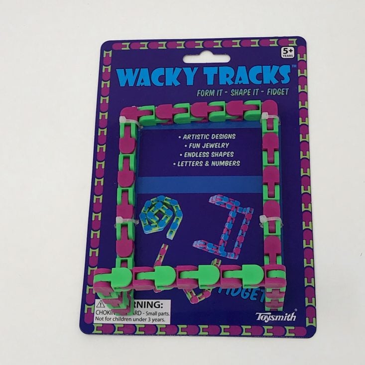 Sensory Theraplay Box November 2018 wacky tracks packaging