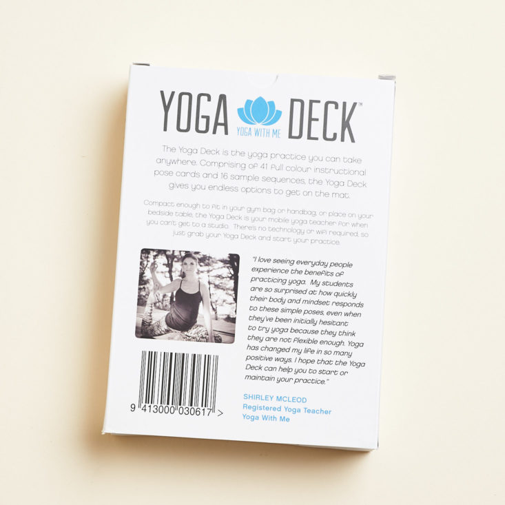 astral box yogi edition october 2018 yoga deck back