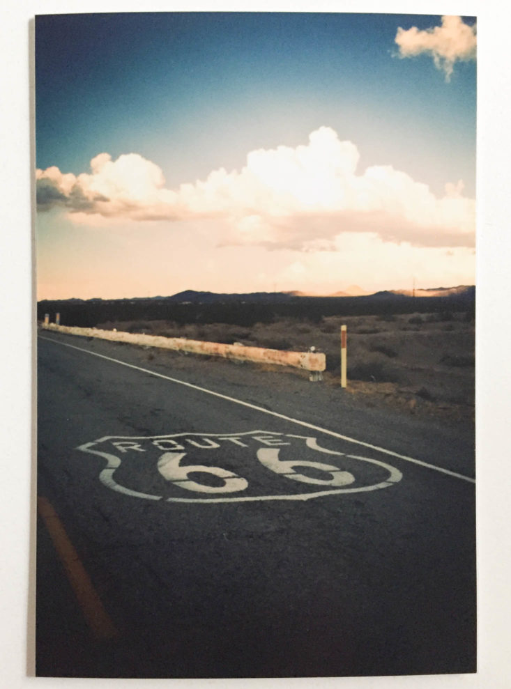 Betty Boomerang Subscription Box Review October 2018 - Route 66 Prints by Spotlight Artist, Stefanie Poteet 3 Front