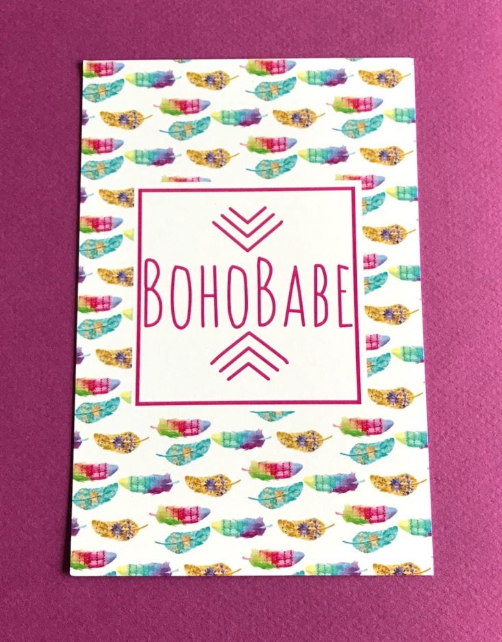 BohoBabe November 2018 - Info1