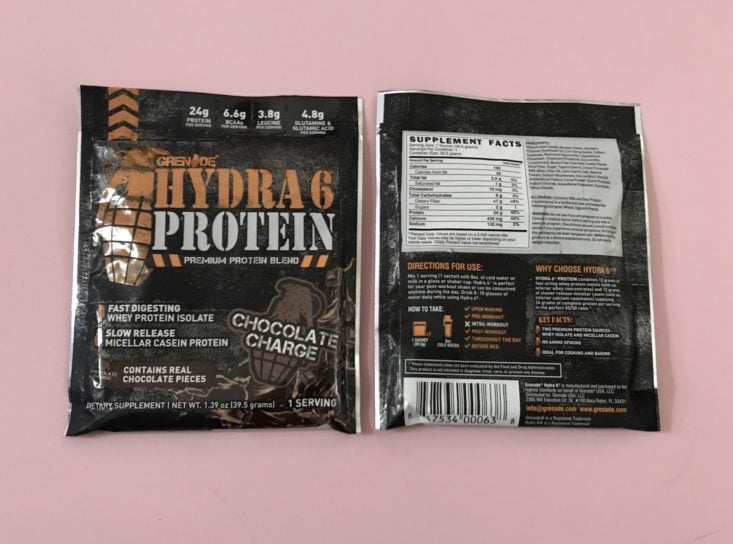 BuffBoxx October 2018 - Grenade Hydra 6 Protein Powder 4