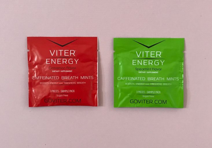 BuffBoxx October 2018 - Viter Energy Caffeine Mint Packets, Spearmint 5a