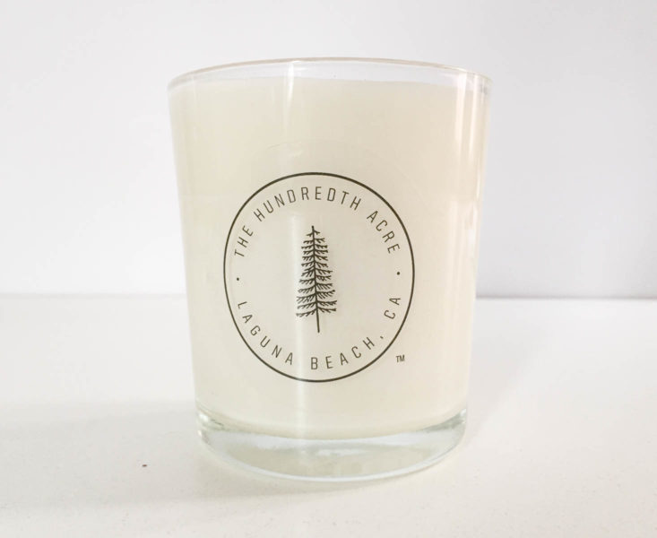 California Found Subscription Box Review November 2018 - Candle in Glass Front