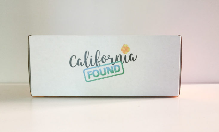 California Found Subscription Box Review October 2018 - Box Closed Front