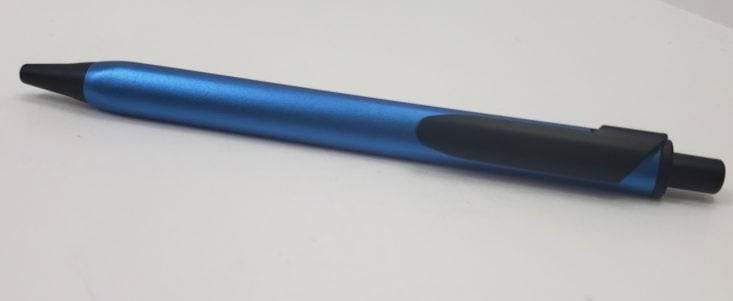 Cloth & Paper October 2018 - Blue Metal Tri-Sided Pen 1