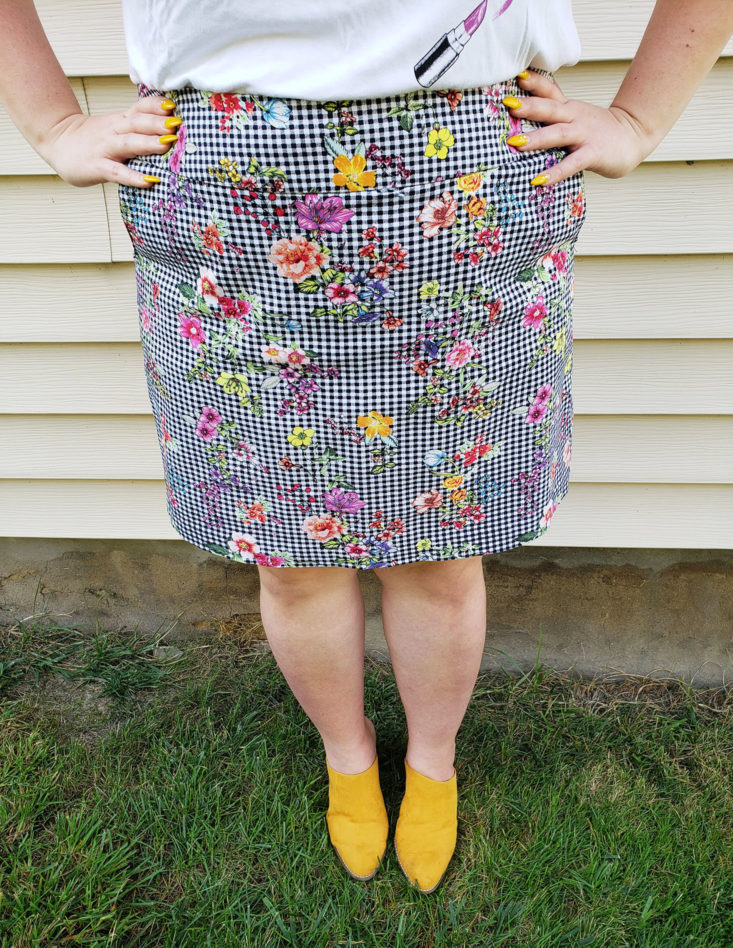 Dia & Co Subscription Box Review—October 2018 - Cora Skirt by Sharagano 2 Front