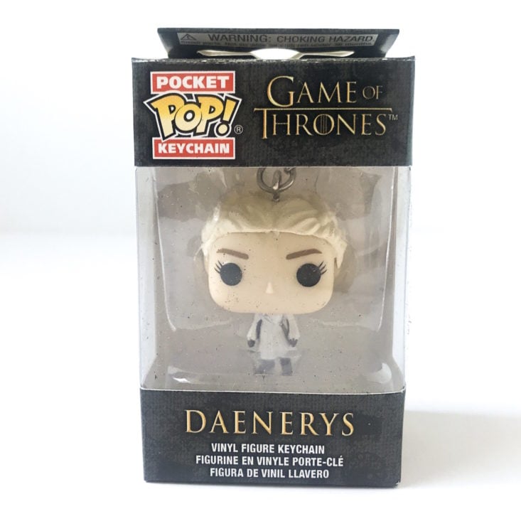Enchantment Box “Mother of Dragons” December 2018 Review - Funko Pop Keychain Packet Front