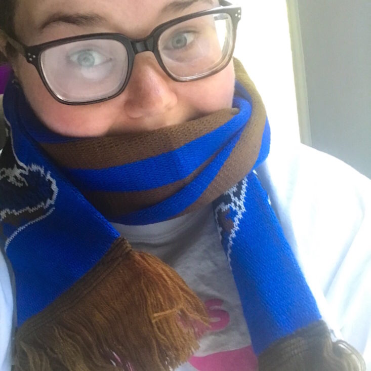 Geek Gear World of Wizardry October 2018 Review - Exclusive Wizardry Scarf 3 Front