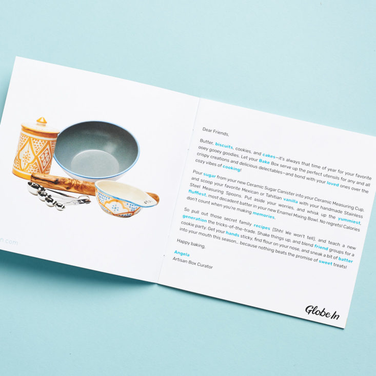 Globe In Bake editor note