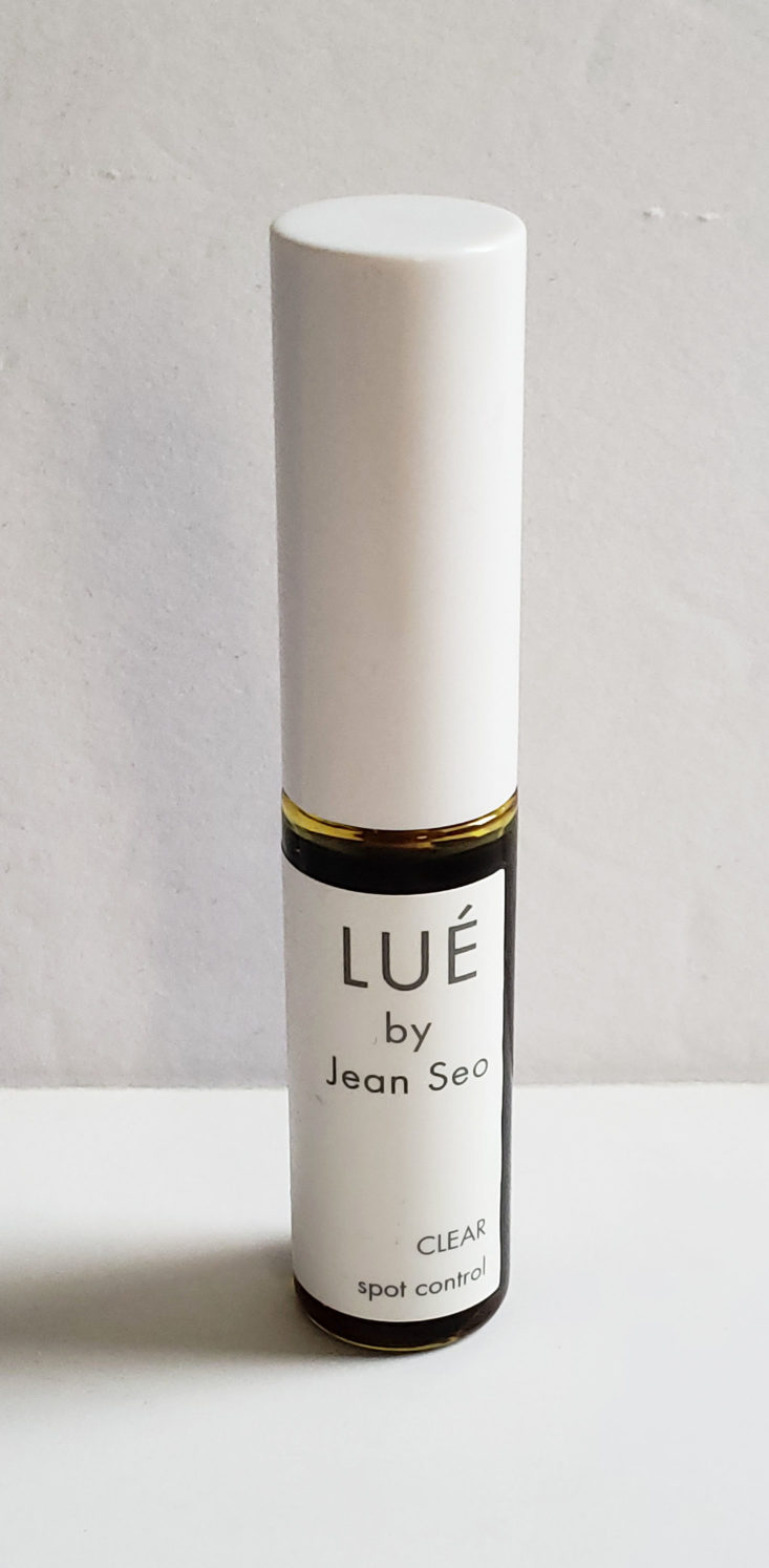 H2BAR September 2018 - LUE by Jean Seo Clear Spot Treatment Unboxed Front