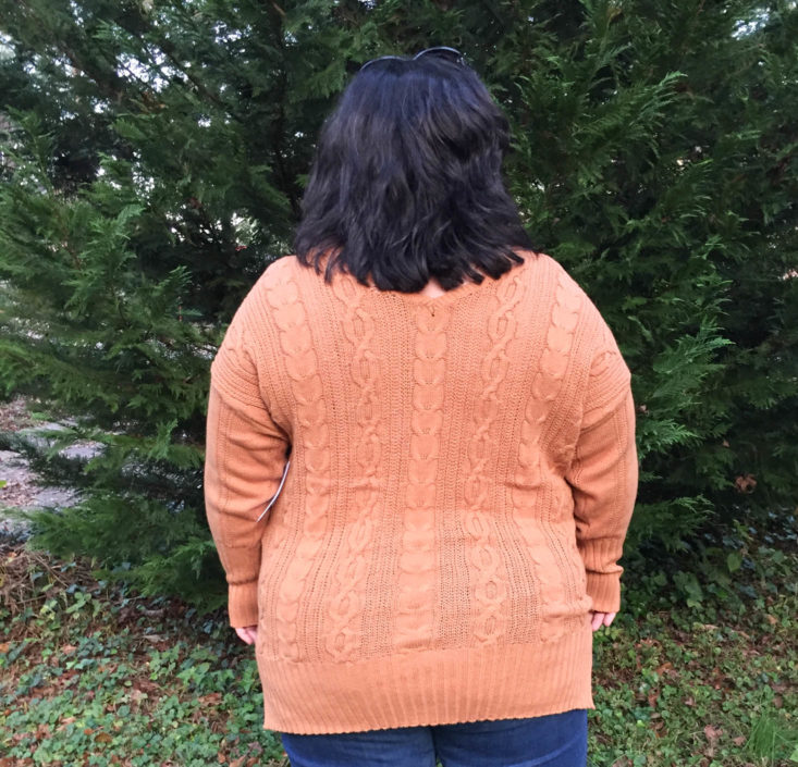 Just Fab November 2018 - Sweater Back