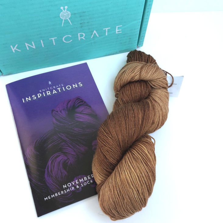 Knitcrate Sock Yarn Subscription Review November 2018 - All Items Top