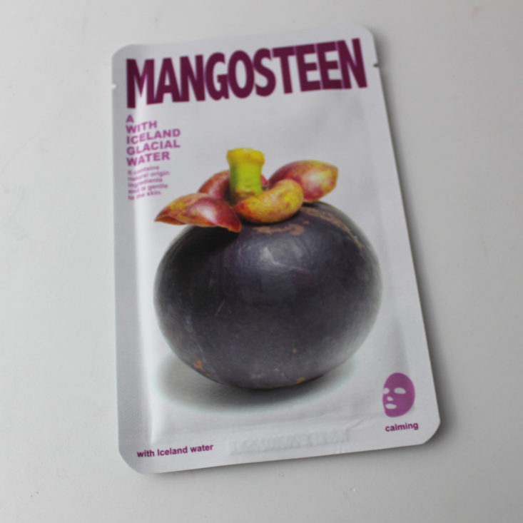Mask Maven October 2018 - CNF Cosmetic Iceland Mask Sheet Mangosteen Front