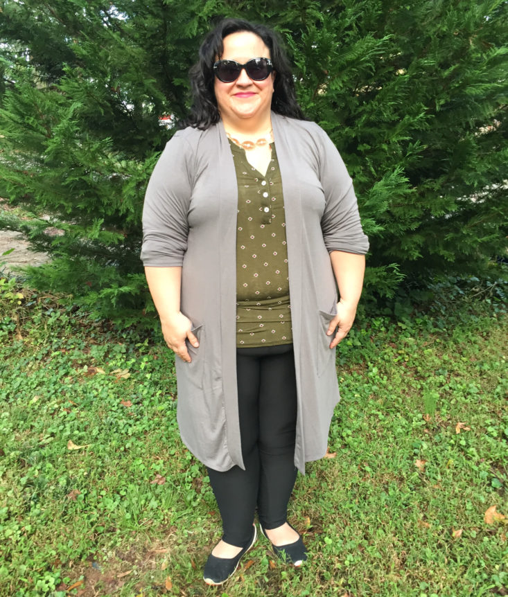 Nadine West Subscription Box Review October 2018 - cardigan On