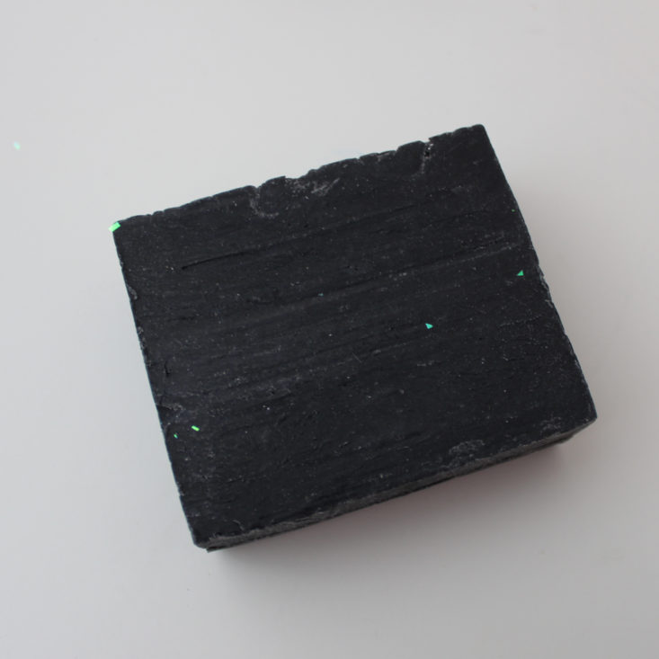 Orglamix November 2018 - Bamboo Charcoal Detoxifying Soap Bar Unboxed Top
