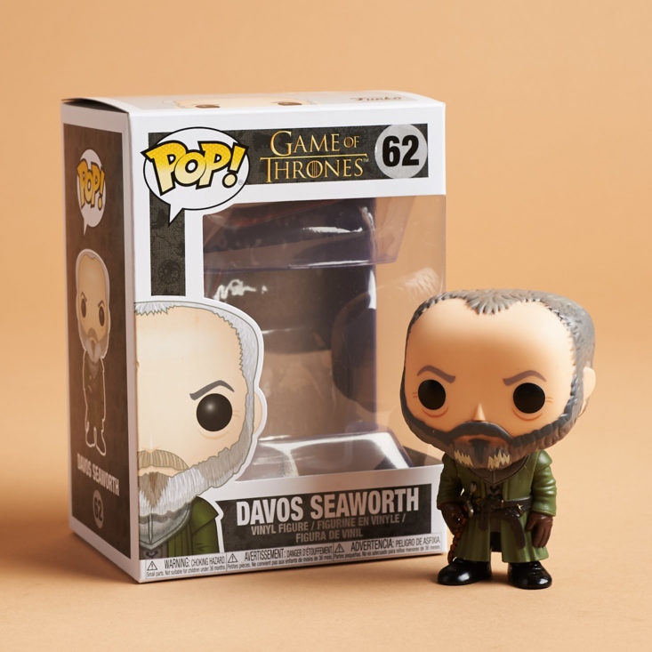 Pop In A Box November 2018 - Davos Seaworth Unboxed Front