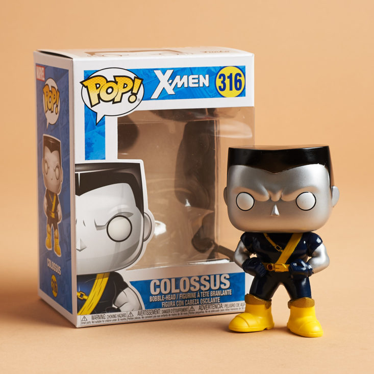 Pop In A Box November 2018 - X-Men Colossus Unboxed Front