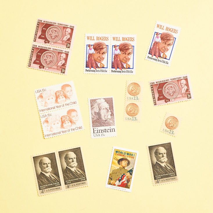 Postmarkd Studio November 2018 vintage stamps