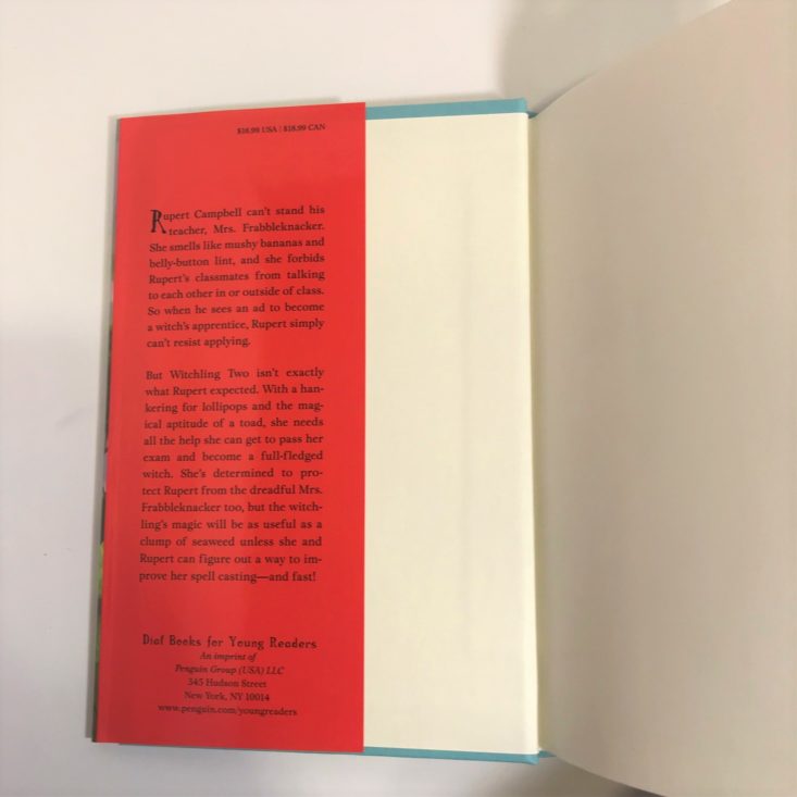Prime Book Box November 2018 - Book 2 Inside Cover 1
