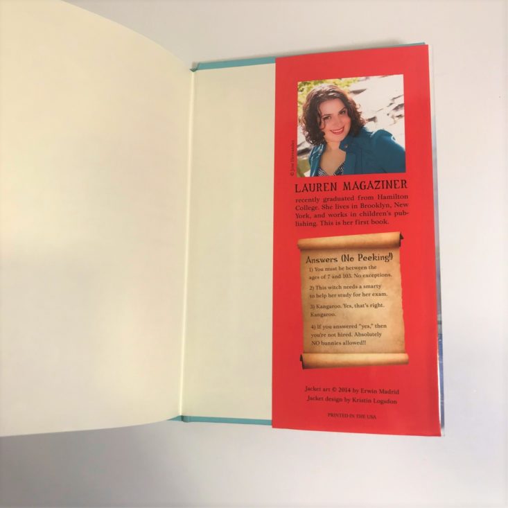 Prime Book Box November 2018 - Book 2 Inside Cover 2