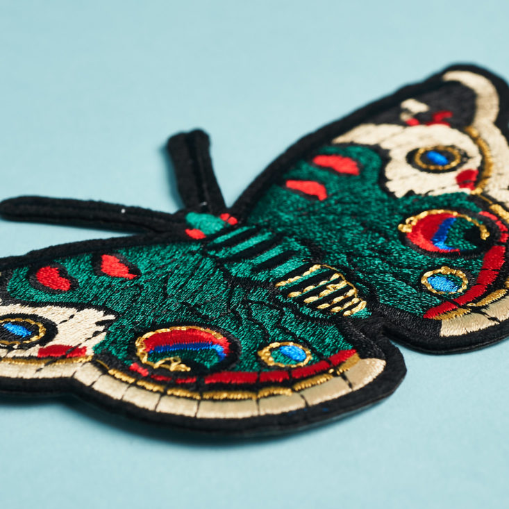 Quirky Crate embroidered patch