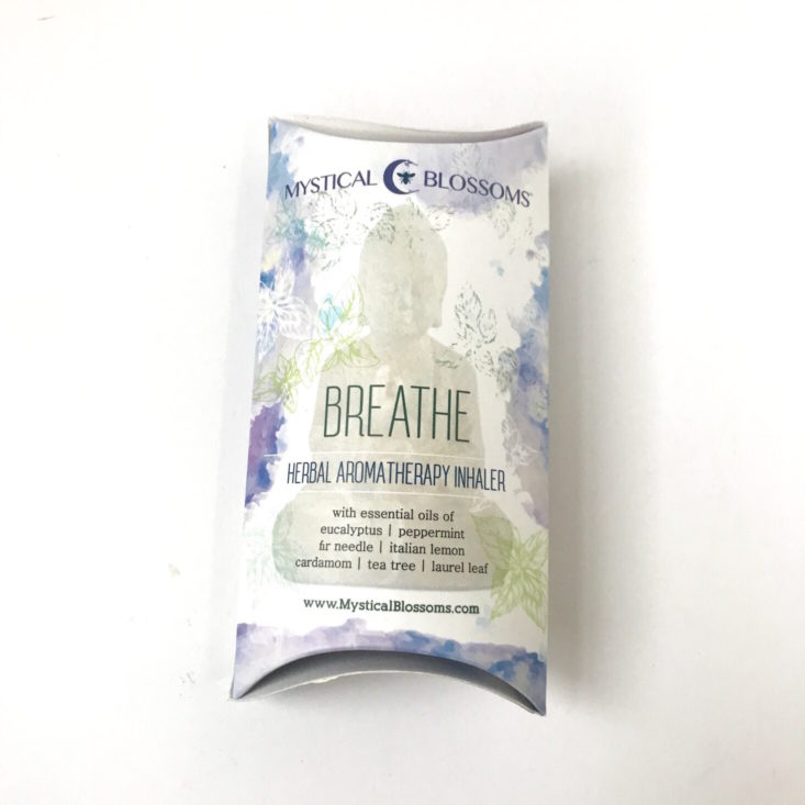 Rose War Panty Power November 2018 - Mystical Blossoms Breathe Aromatherapy Inhaler Packed Front