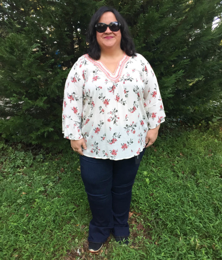 Stitch Fix Plus November 2018 - Blouse Front