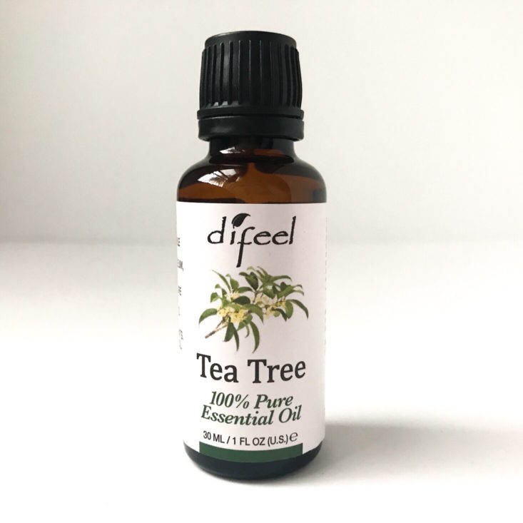 Target Glam To Go Holiday 2018 - Difeel Pure Essential Tea Tree Oil Front
