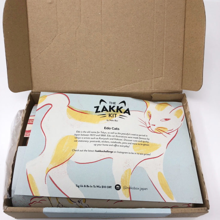 The Zakka Kit October 2018 - 2 - ZK Open View