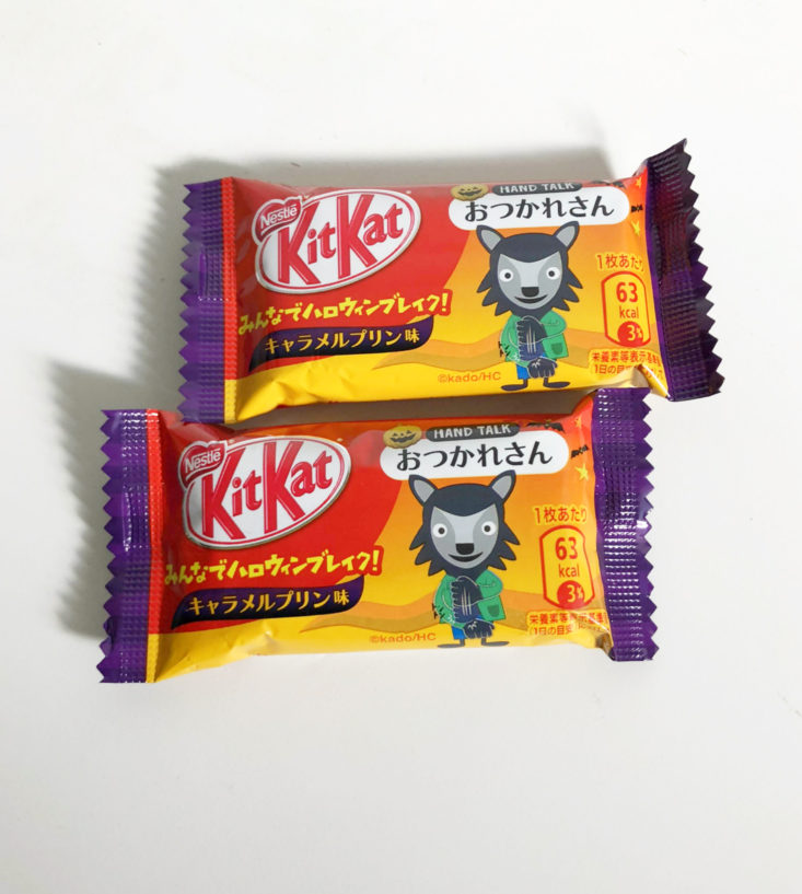 Umai Box October 2018 - KitKat Caramel Pudding Top