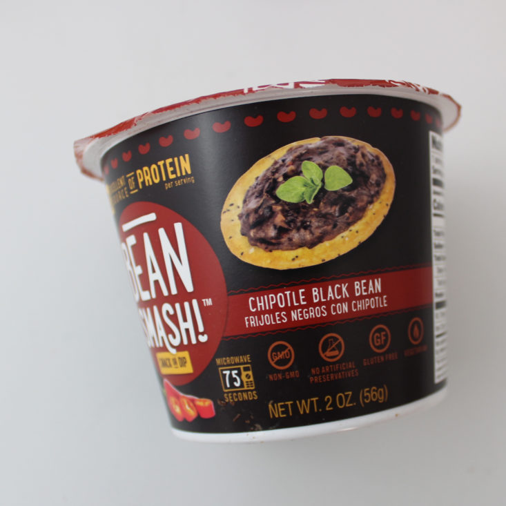 Vegan Cuts Snack Box November 2018 Review - Bean Smash Chipotle Black Bean Top