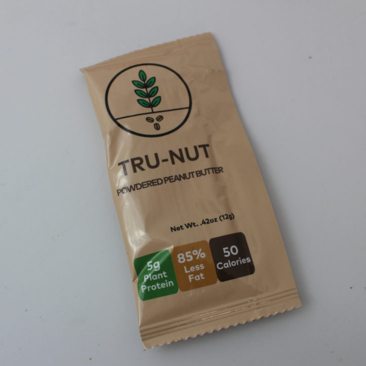 Vegan Cuts Snack Box November 2018 Review - Tru-Nut Powdered Peanut Butter Top