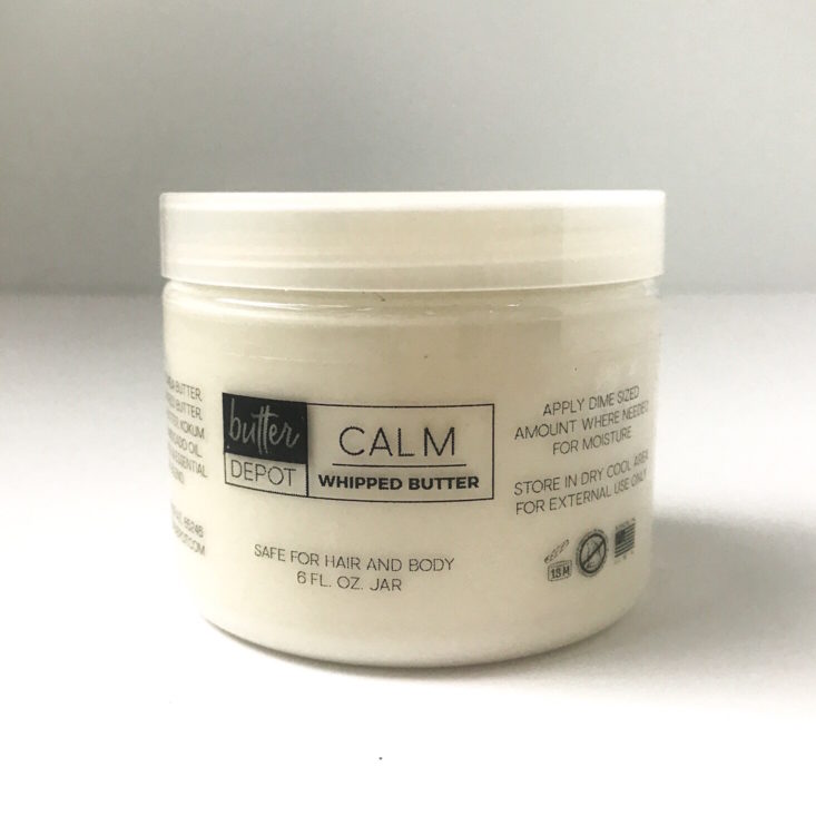 Yogi Surprise November 2018 Review - Butter Depot Whipped Butter in Calm Front