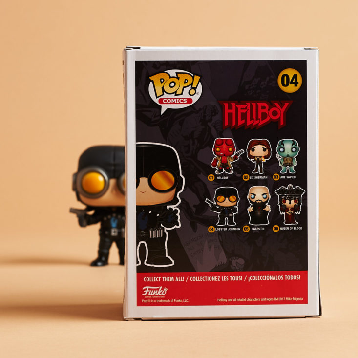 Zbox Review November 2018 - Hellboy- Lobster Johnson Box Front View