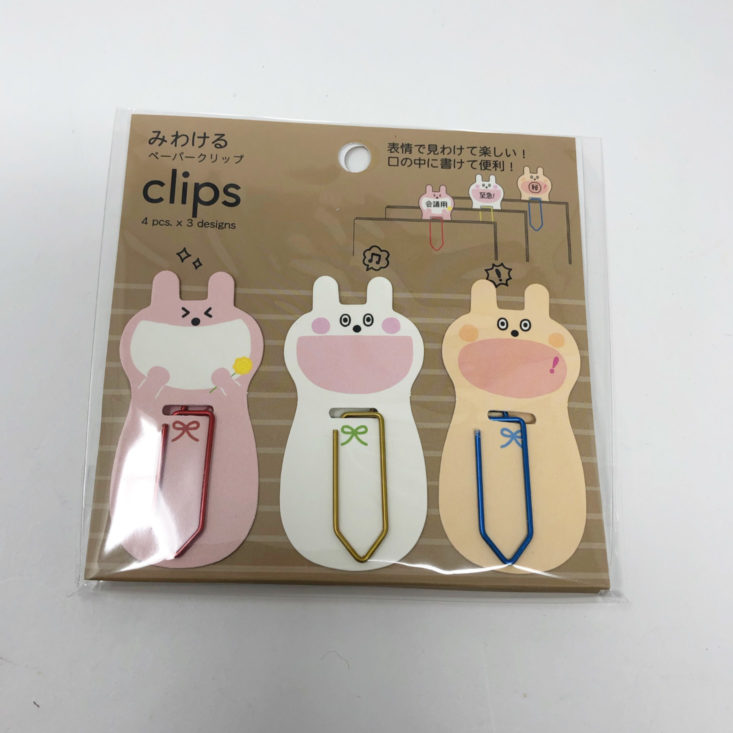 ZenPop Japanese Stationery Pack Review October 2018 - Clip Notes Packaged Front