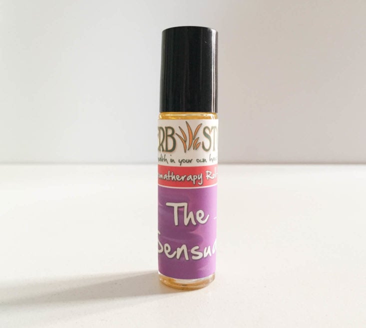 Aroma box by herb stop the sensual november 2018 - The Sensual Roll-On Essential Oil Blend Front