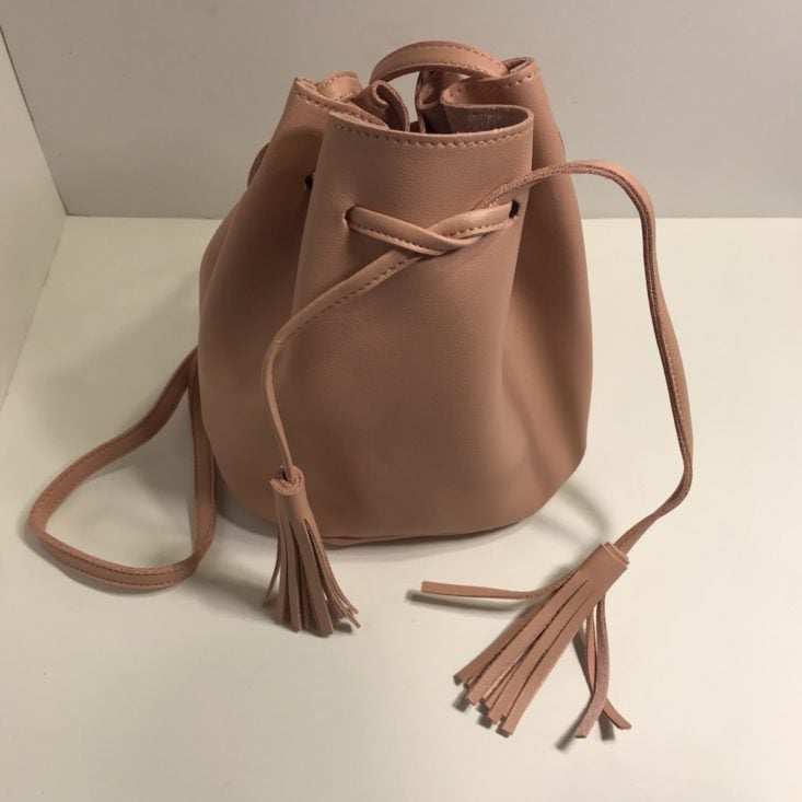 Brown Sugar Box December 2018 - Leatherette Bucket Bag Front