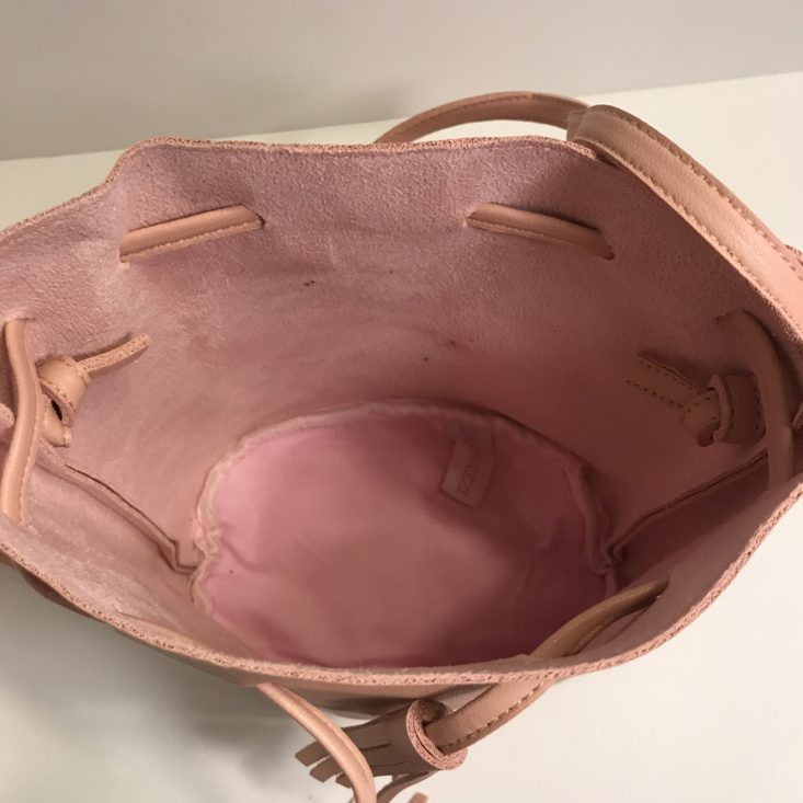 Brown Sugar Box December 2018 - Leatherette Bucket Bag Inside Top