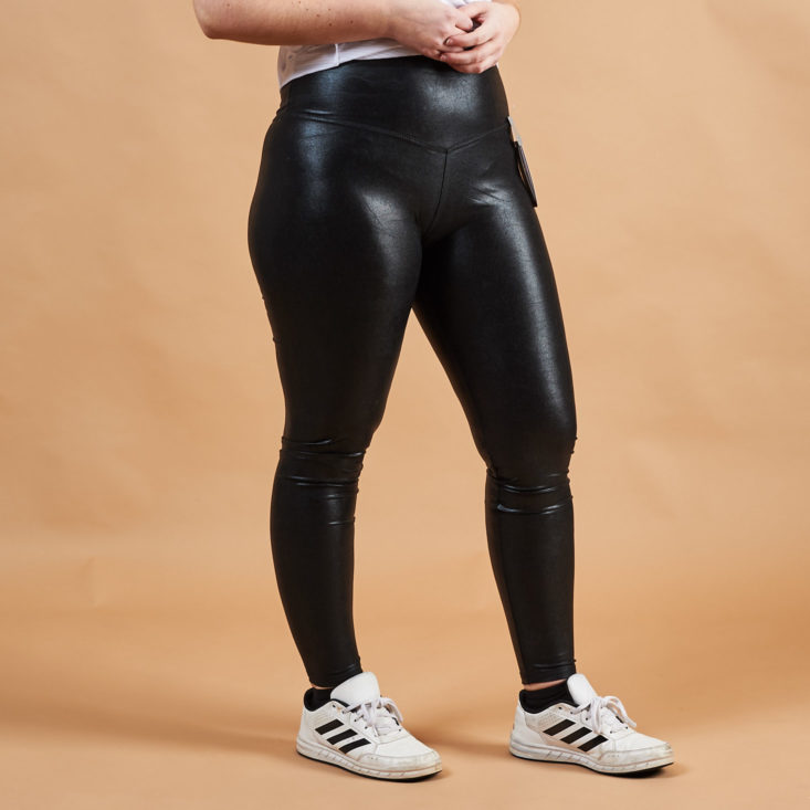 Ellie shiny black leggings 