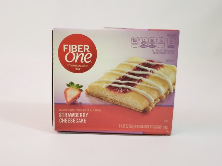 Food And Snack December 2018 - Fiber One in Strawberry Cheesecake Front