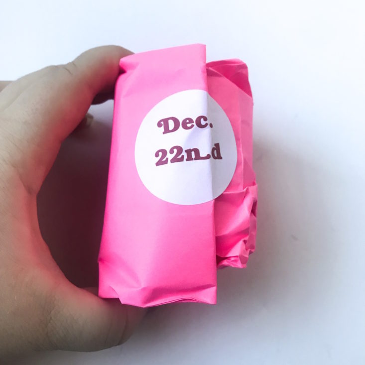 Fortune Cookie Soap Advent Box December 2018 - Body Frosting 1